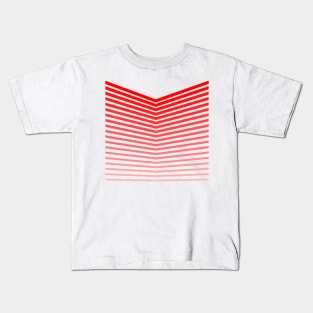 Graphic in red and grey. Kids T-Shirt